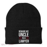 Beware My Uncle Is A Lawyer Beanie thumb 0