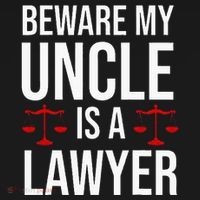 Beware My Uncle Is A Lawyer Women's Hoodie thumb 2