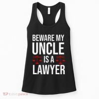 Beware My Uncle Is A Lawyer Women's Tank Top thumb 0