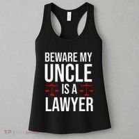 Beware My Uncle Is A Lawyer Women's Tank Top thumb 3