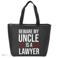 Beware My Uncle Is A Lawyer Tote Bag thumb 0