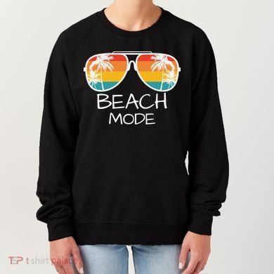 Beach Mode Vacy Mode Beach Life Vintage Sunset Beach Trip Women's Sweatshirt