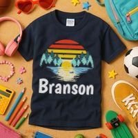 Branson Missouri Vacation Family Group Kids T-Shirt thumb 3