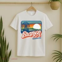 Branson Missouri Vintage 80s Style Retro Distressed T-Shirt thumb 2