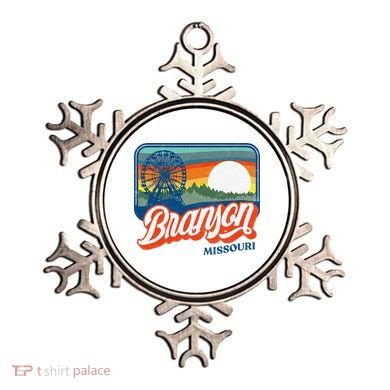 Branson Missouri Vintage 80s Style Retro Distressed Ornament