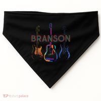 Branson Missouri Vacation Music Guitar Souvenir USA-Made Doggie Bandana thumb 0