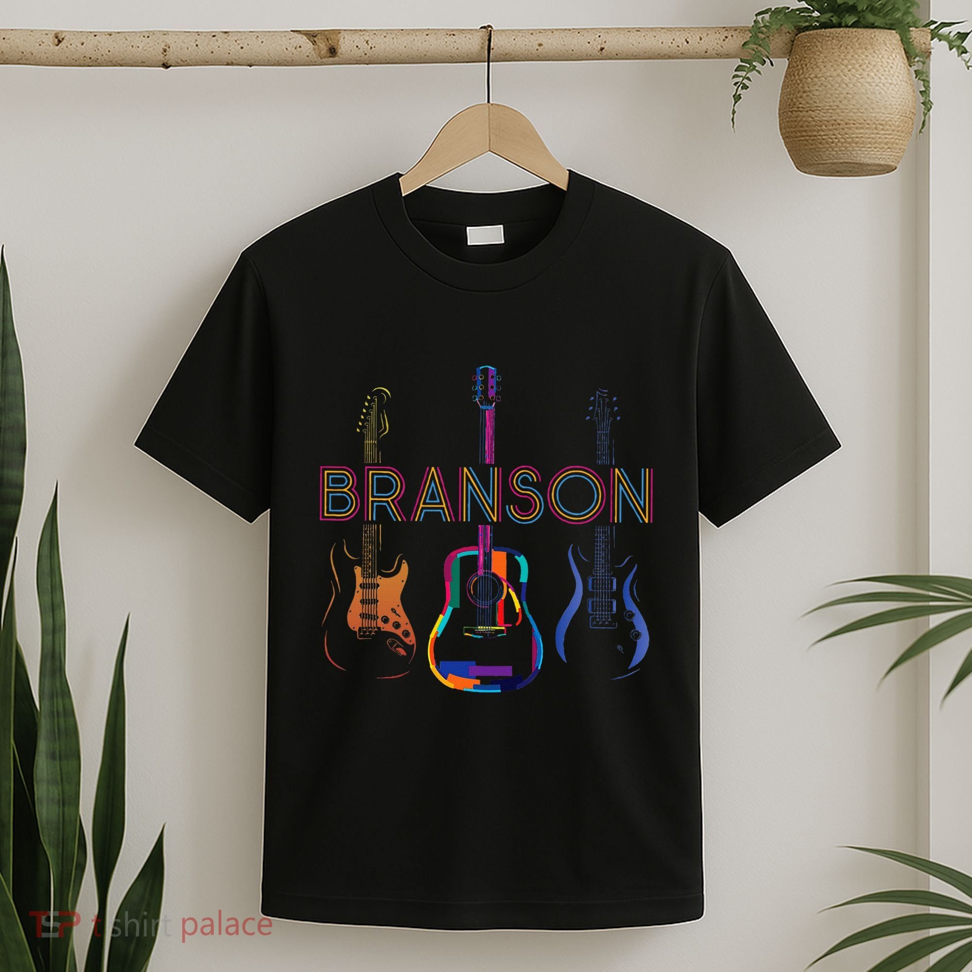Branson Missouri Vacation Music Guitar Souvenir T-Shirt