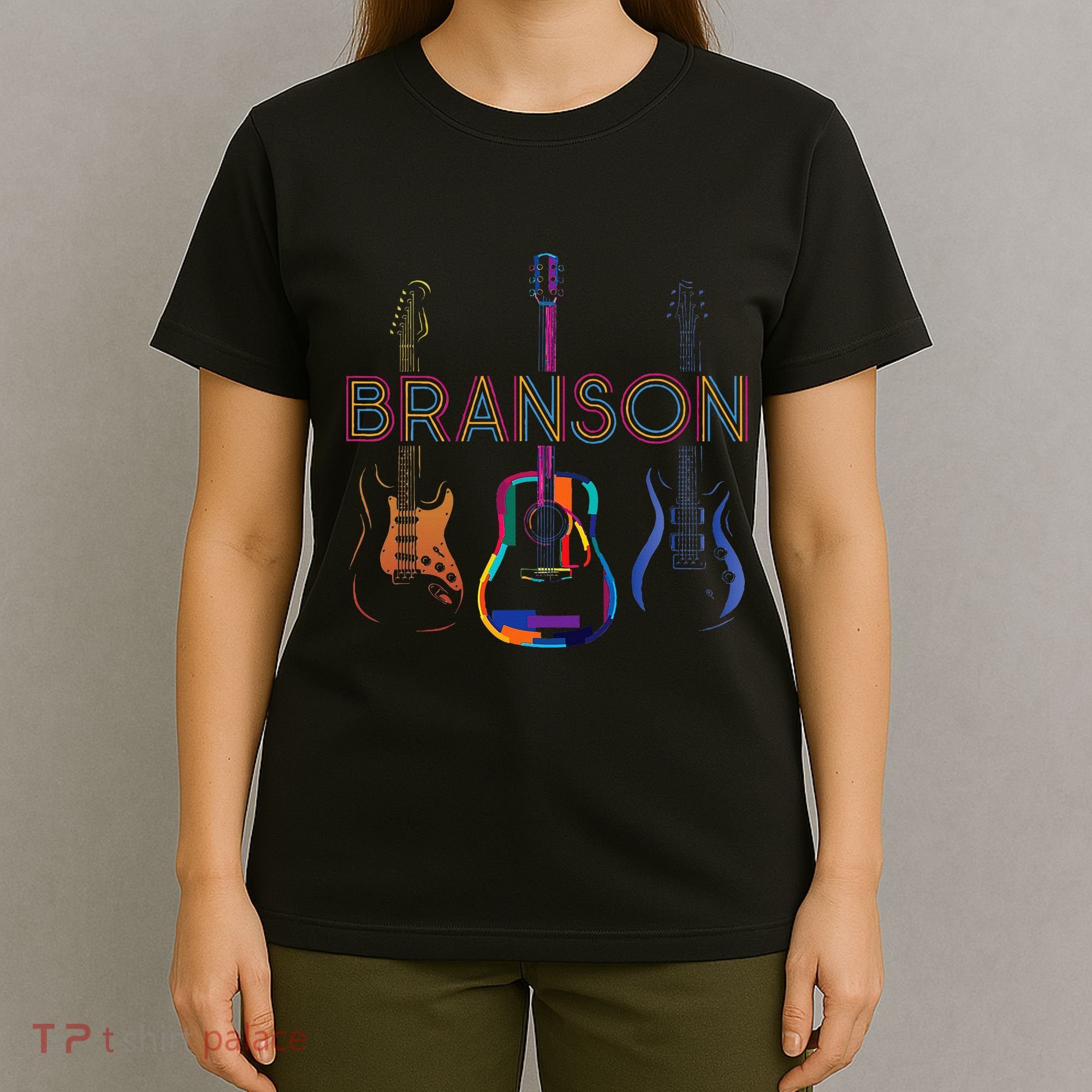 Branson Missouri Vacation Music Guitar Souvenir T-Shirt