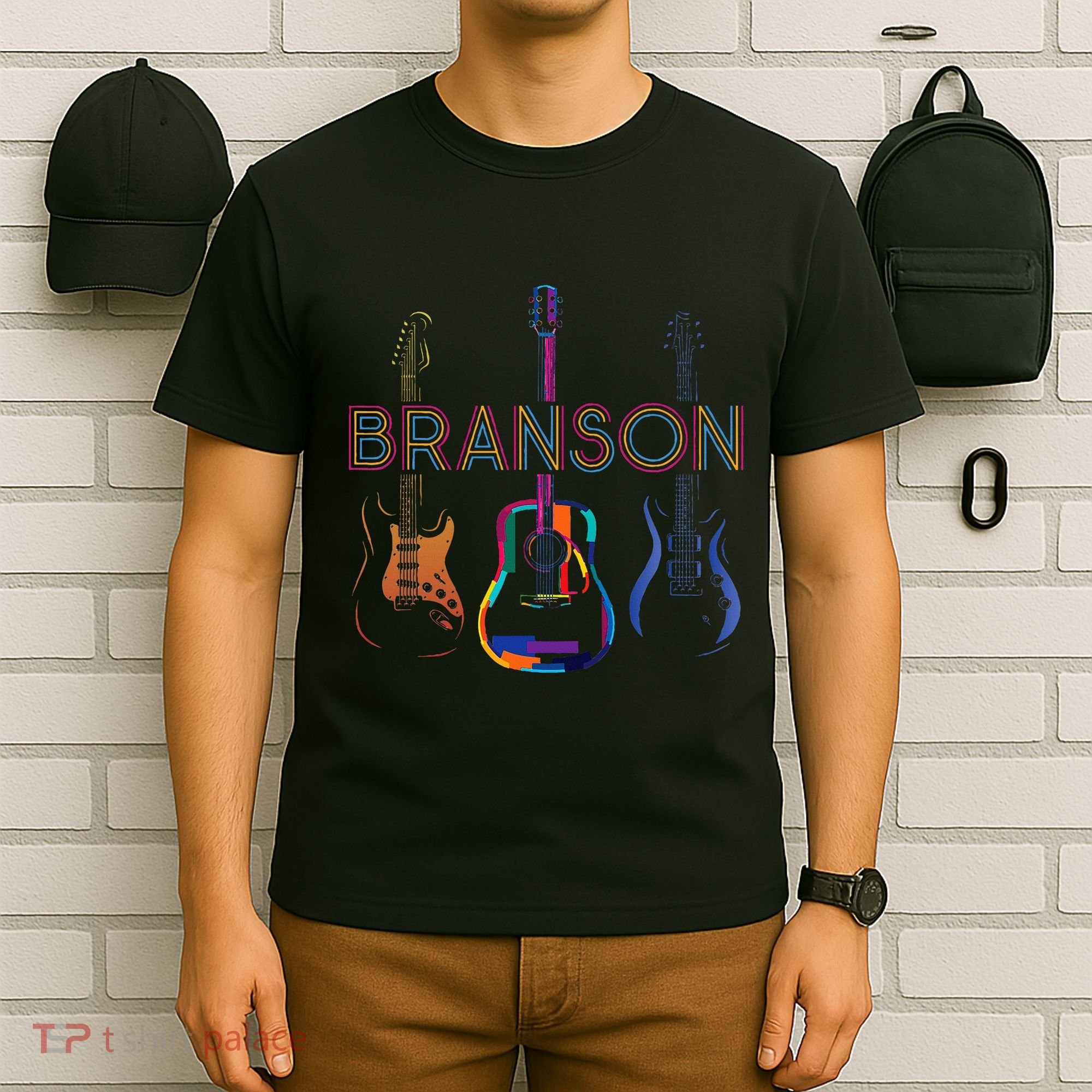 Branson Missouri Vacation Music Guitar Souvenir T-Shirt