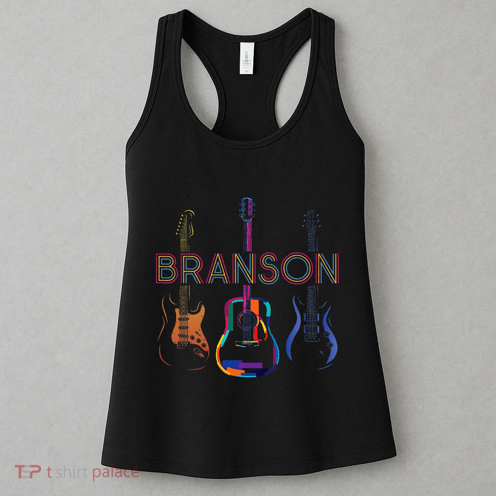 Branson Missouri Vacation Music Guitar Souvenir Women's Tank Top