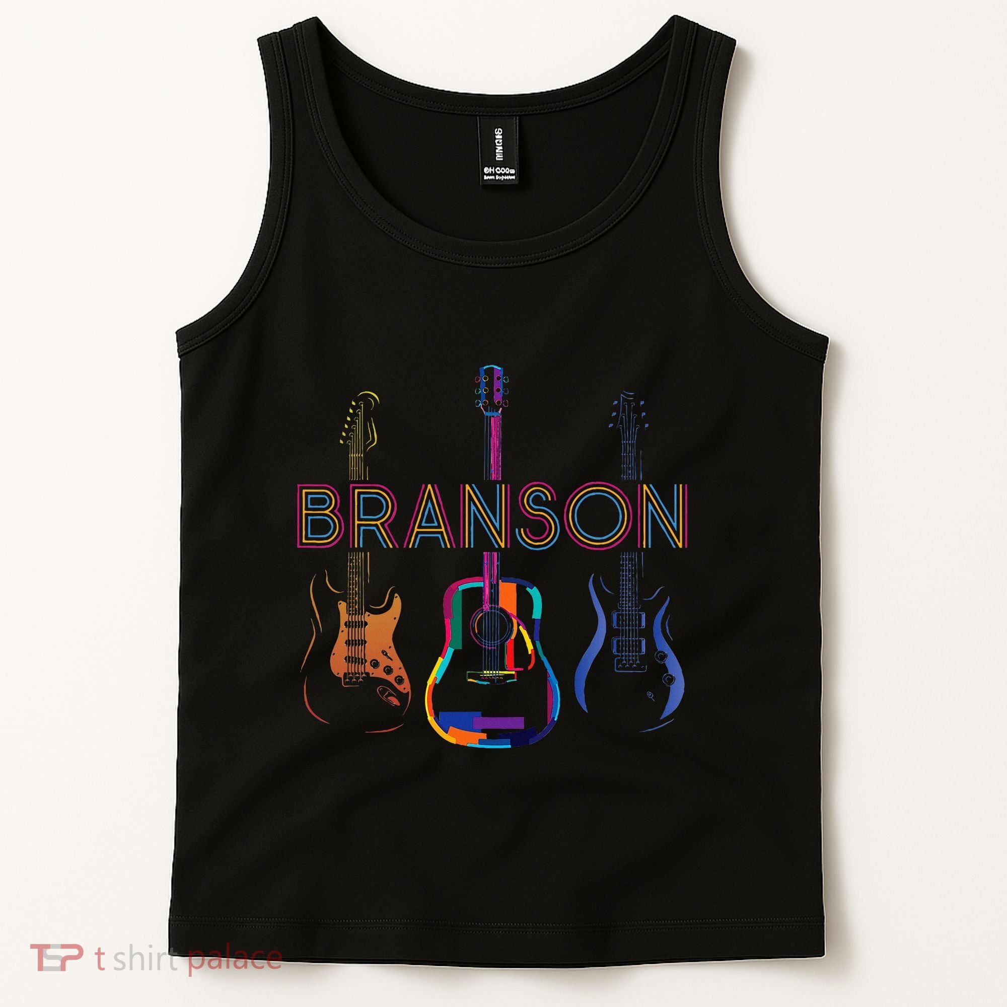 Branson Missouri Vacation Music Guitar Souvenir Tank Top