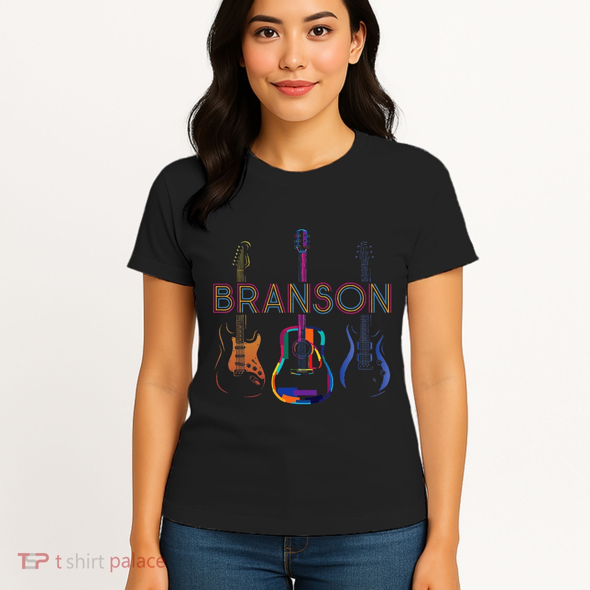 Branson Missouri Vacation Music Guitar Souvenir Women's T-Shirt