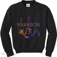 Branson Missouri Vacation Music Guitar Souvenir Kids Sweatshirt thumb 0