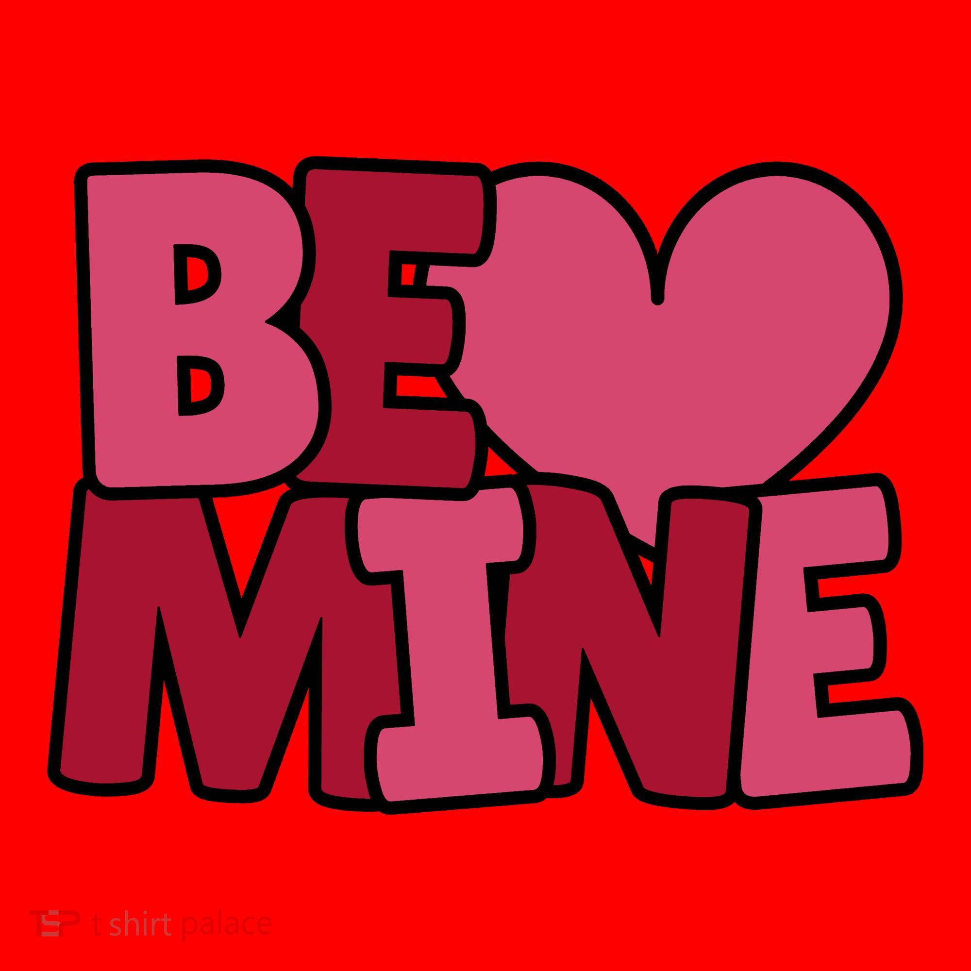 Be Mine Valentine Santa Hat