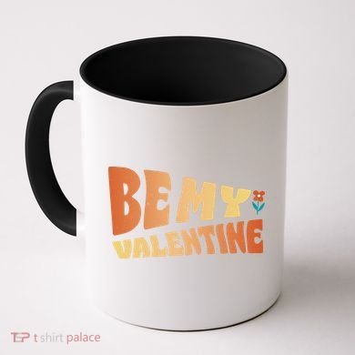 Be My Valentine Floral Cute Gift Coffee Mug