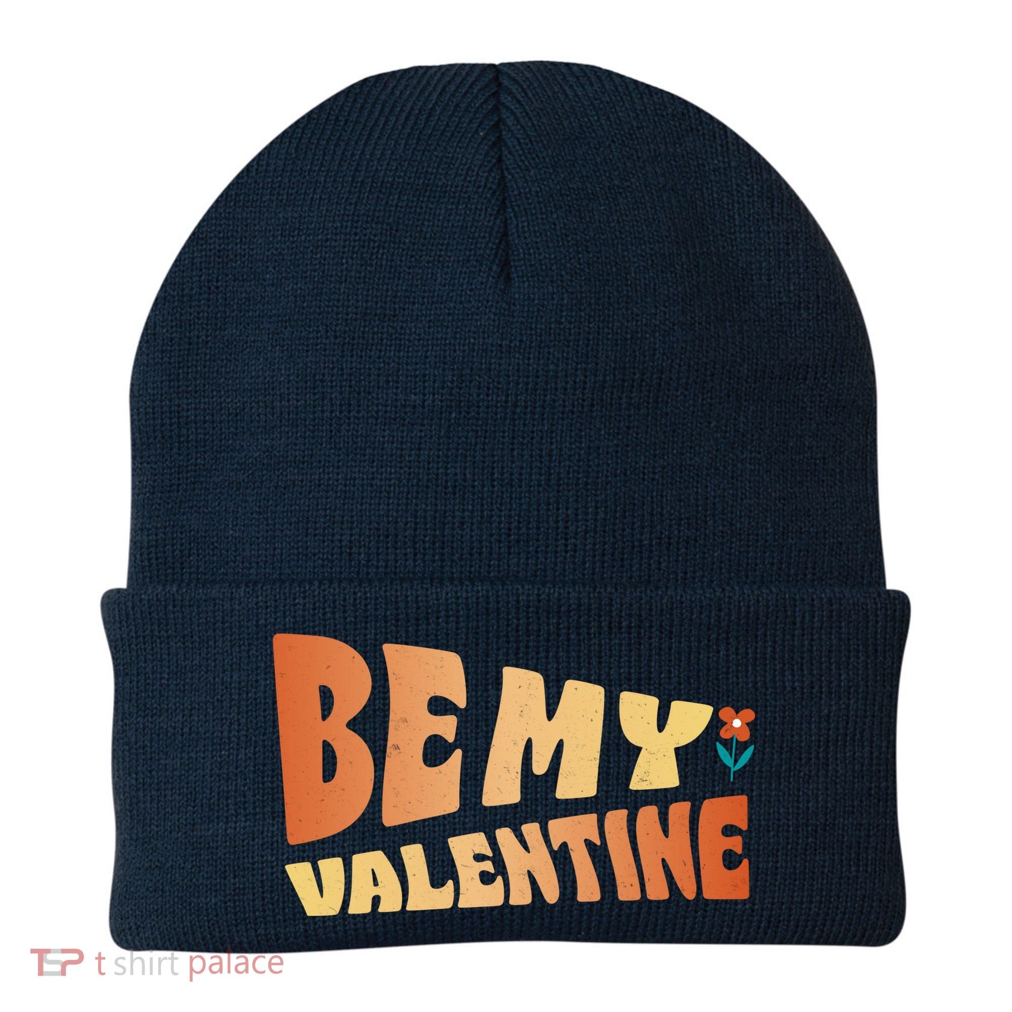 Be My Valentine Floral Cute Gift Beanie
