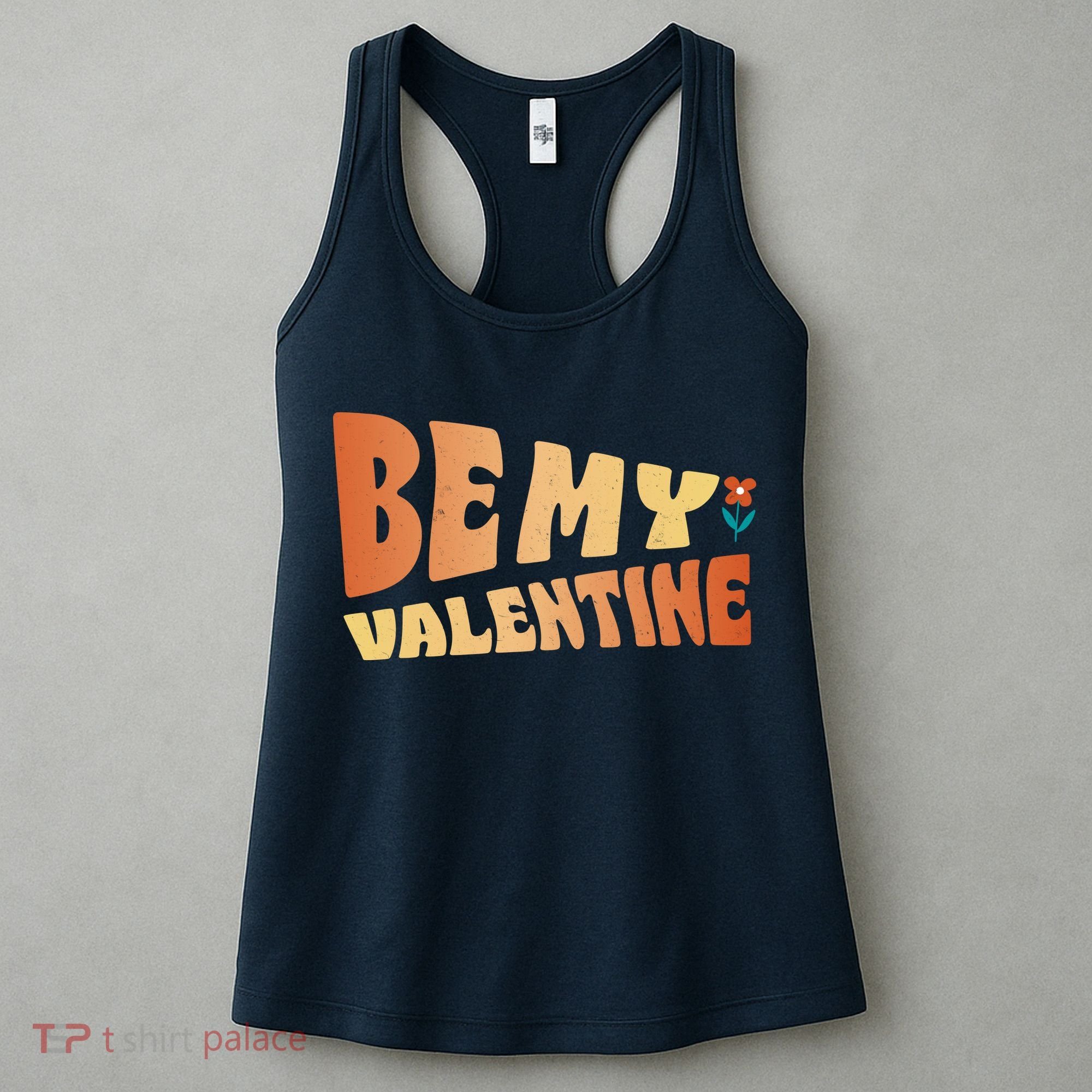 Be My Valentine Floral Cute Gift Women's Tank Top
