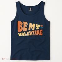 Be My Valentine Floral Cute Gift Tank Top thumb 2
