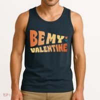 Be My Valentine Floral Cute Gift Tank Top thumb 3