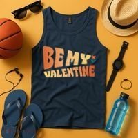 Be My Valentine Floral Cute Gift Tank Top thumb 4
