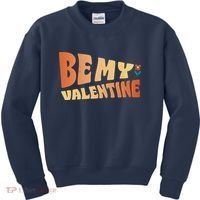 Be My Valentine Floral Cute Gift Kids Sweatshirt thumb 0