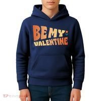 Be My Valentine Floral Cute Gift Kids Hoodie thumb 4