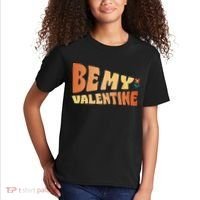Be My Valentine Floral Cute Gift Kids T-Shirt thumb 2