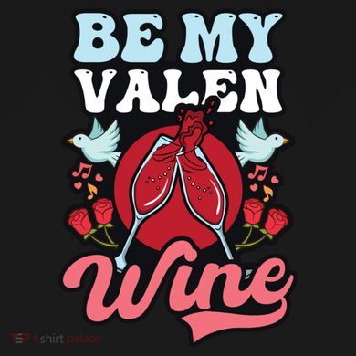 Be My Valenwine Design Wine Valentine Gift PosiCharge Competitor Tank