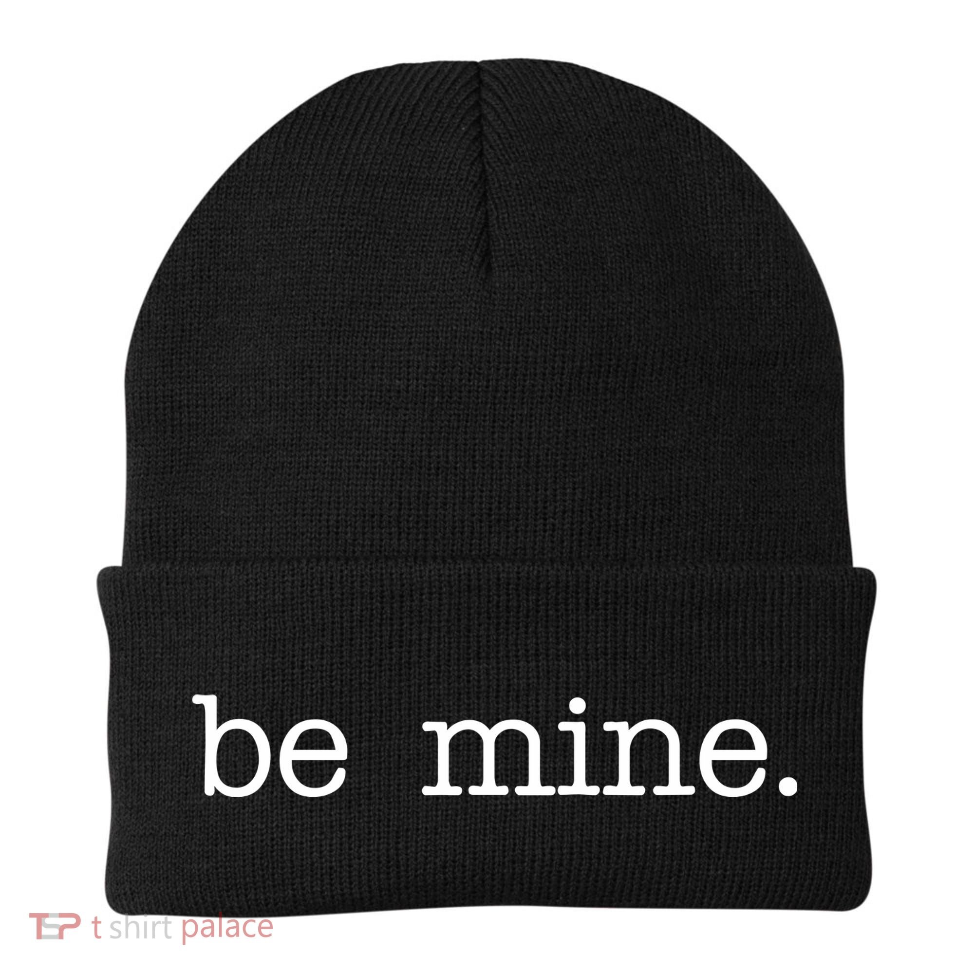 Be Mine Valentine Funny Cute Valentines Day Beanie