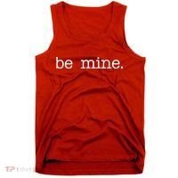 Be Mine Valentine Funny Cute Valentines Day Tank Top thumb 0