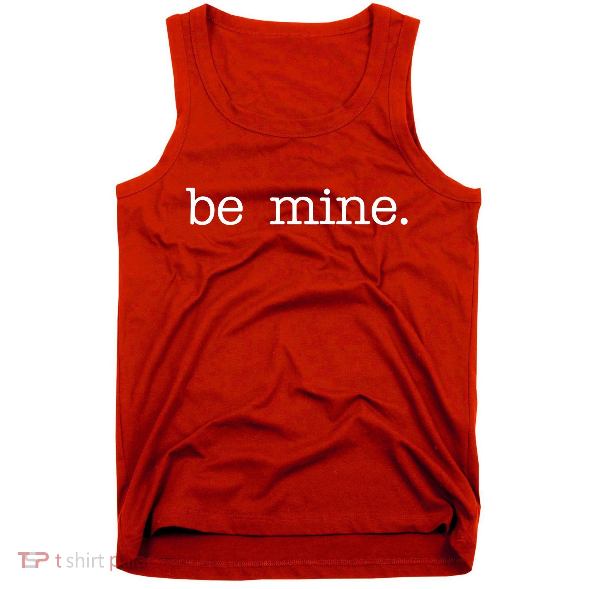 Be Mine Valentine Funny Cute Valentines Day Tank Top