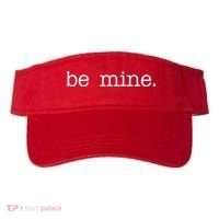 Be Mine Valentine Funny Cute Valentines Day Visor thumb 0