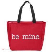 Be Mine Valentine Funny Cute Valentines Day Tote Bag thumb 0