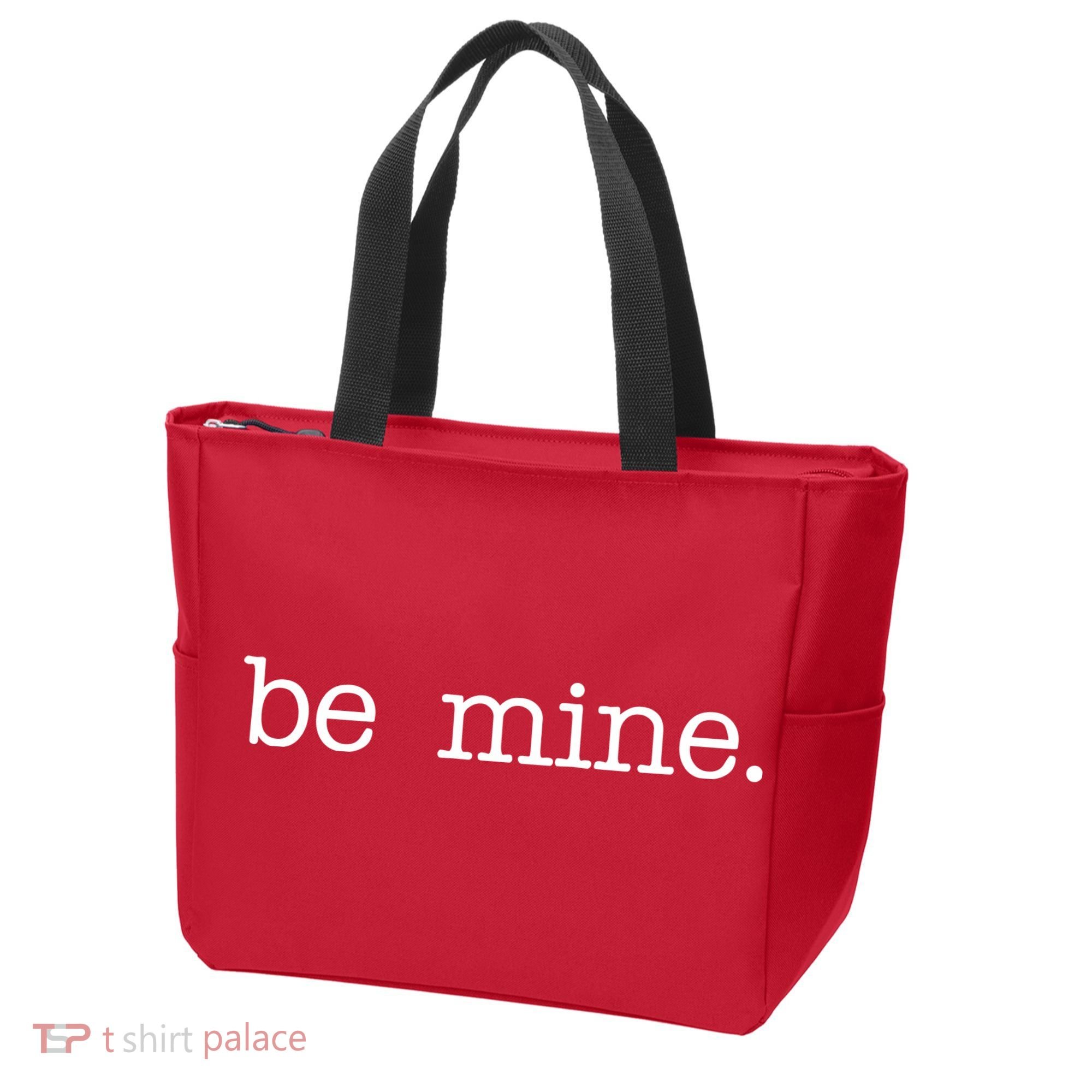 Be Mine Valentine Funny Cute Valentines Day Tote Bag