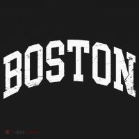 Boston Massachusetts Vintage Distressed Worn T-Shirt thumb 7