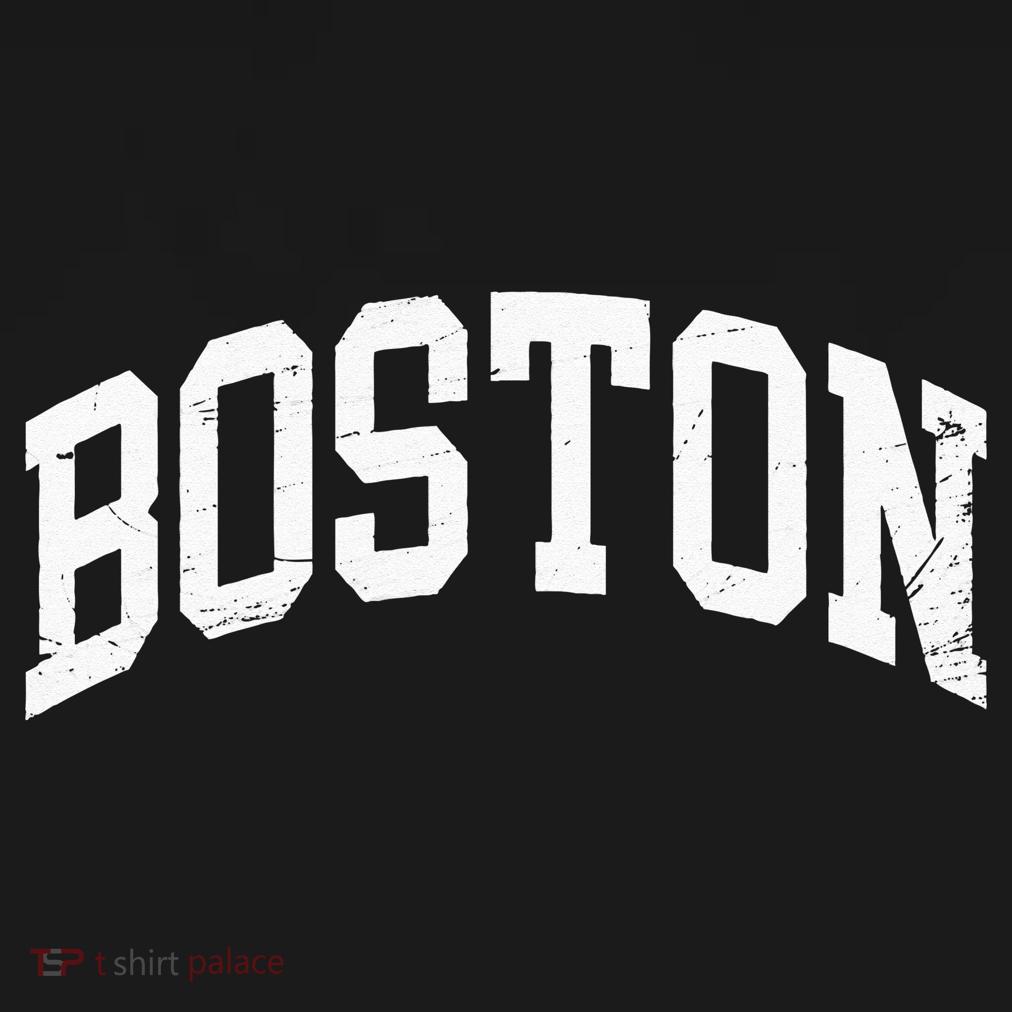 Boston Massachusetts Vintage Distressed Worn T-Shirt