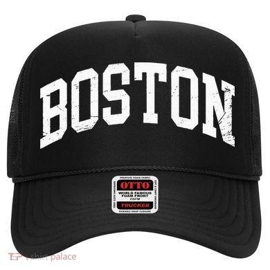 Boston Massachusetts Vintage Distressed Worn Hat