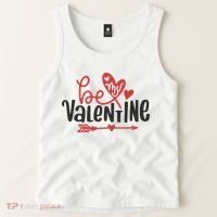 Be My Valentine Cute Gift Tank Top thumb 2