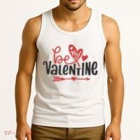 Be My Valentine Cute Gift Tank Top thumb 3