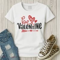 Be My Valentine Cute Gift Women's T-Shirt thumb 3