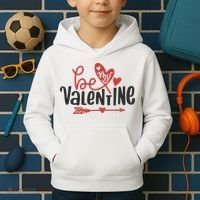 Be My Valentine Cute Gift Kids Hoodie thumb 2
