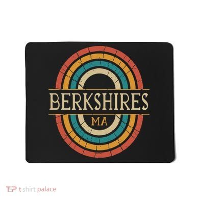 Berkshires Massachusetts Vintage Ma Retro Home State Mousepad