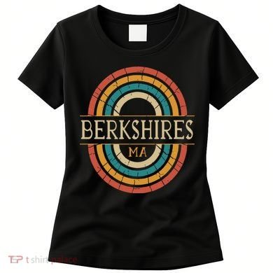 Berkshires Massachusetts Vintage Ma Retro Home State Women's T-Shirt