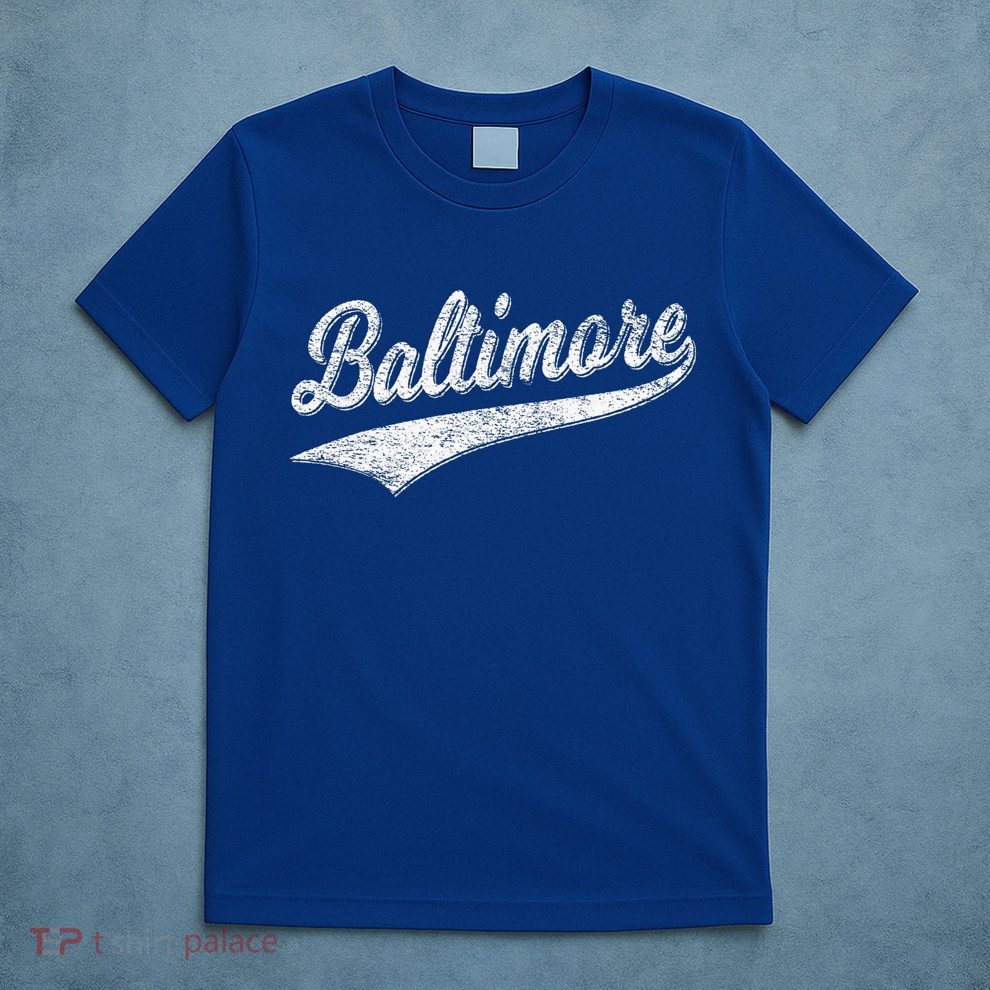 BALTIMORE MARYLAND VARSITY SCRIPT VINTAGE SPORTS T-Shirt