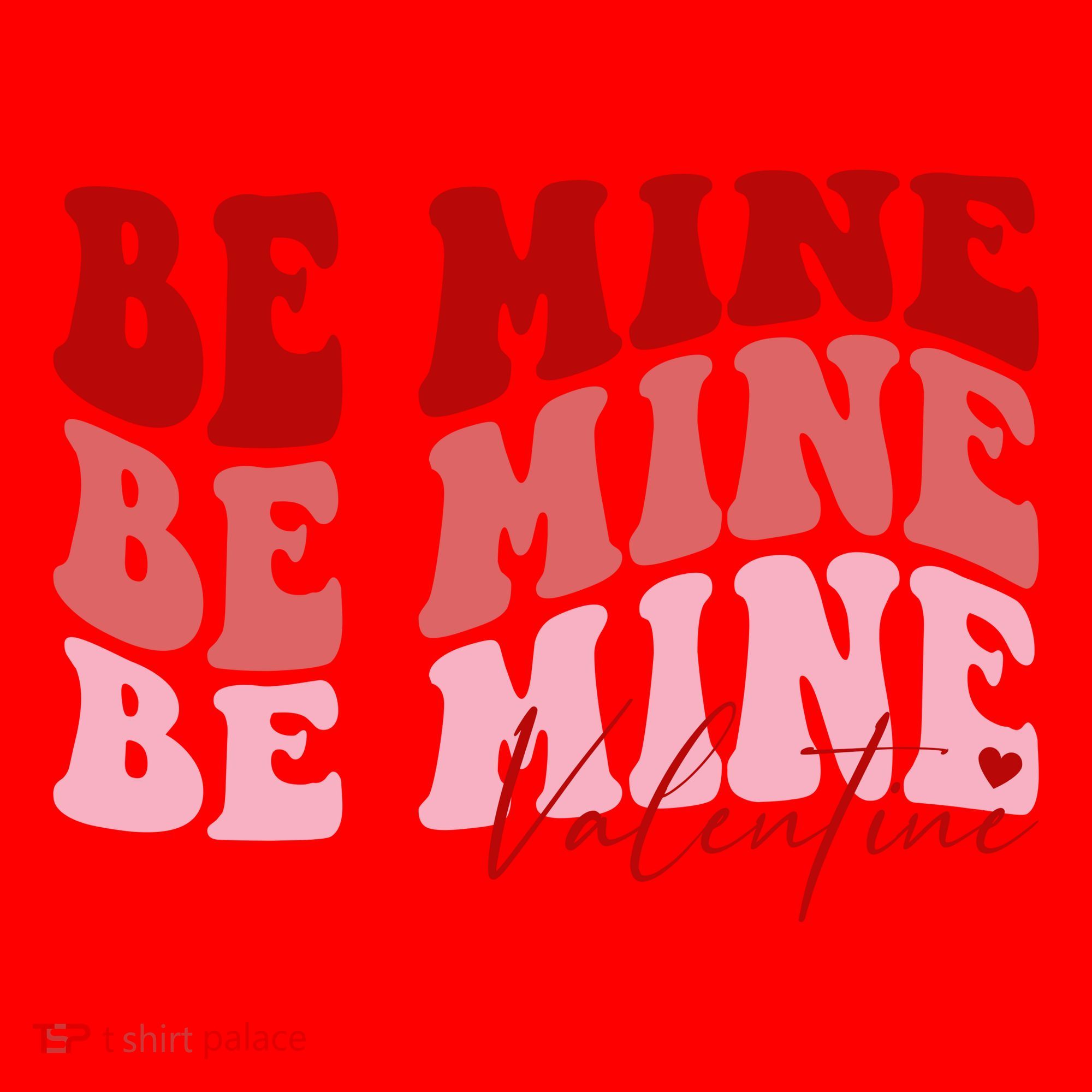 Be Mine Valentine Santa Hat