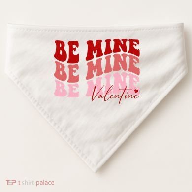 Be Mine Valentine USA-Made Doggie Bandana