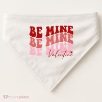 Be Mine Valentine USA-Made Doggie Bandana thumb 0