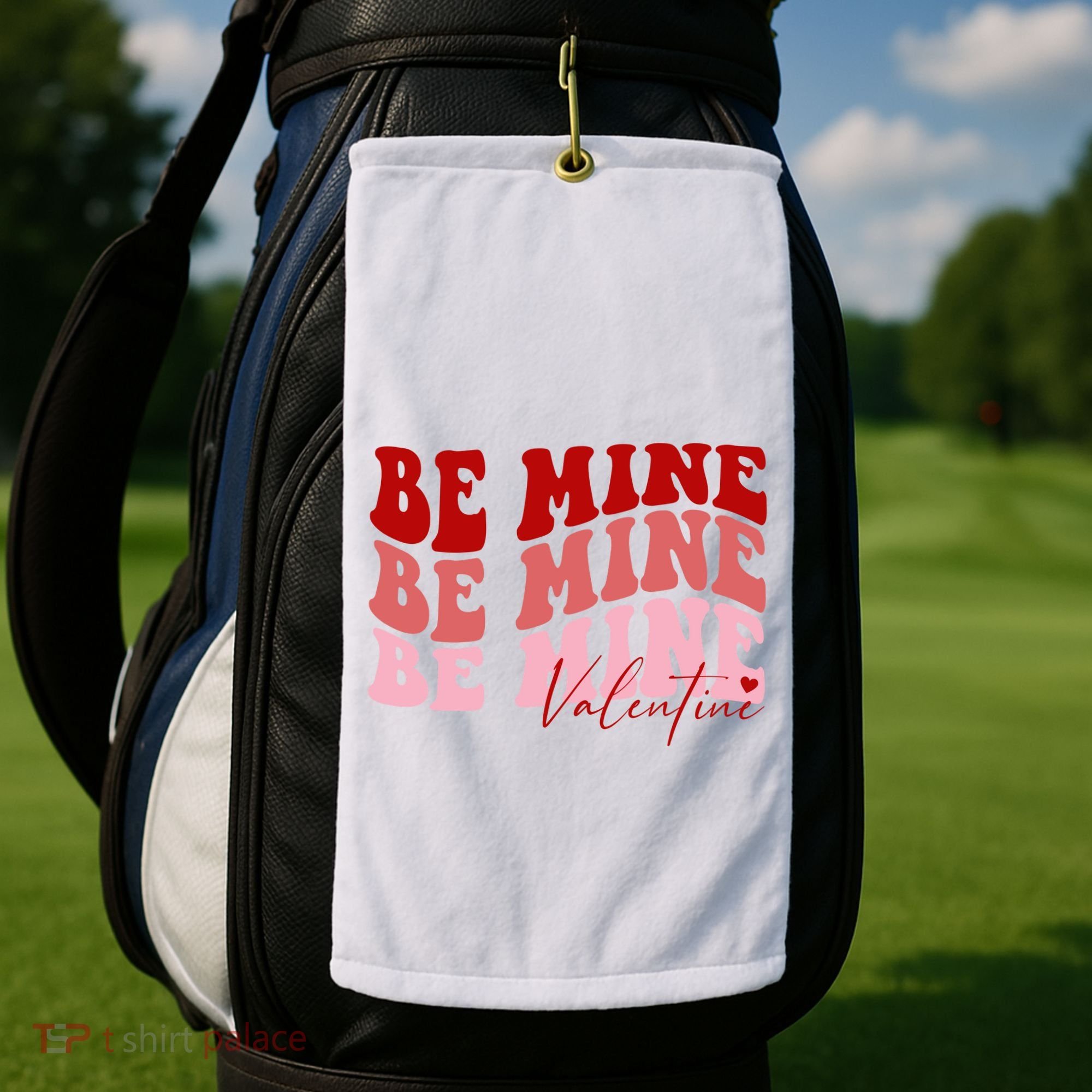 Be Mine Valentine Golf Towel