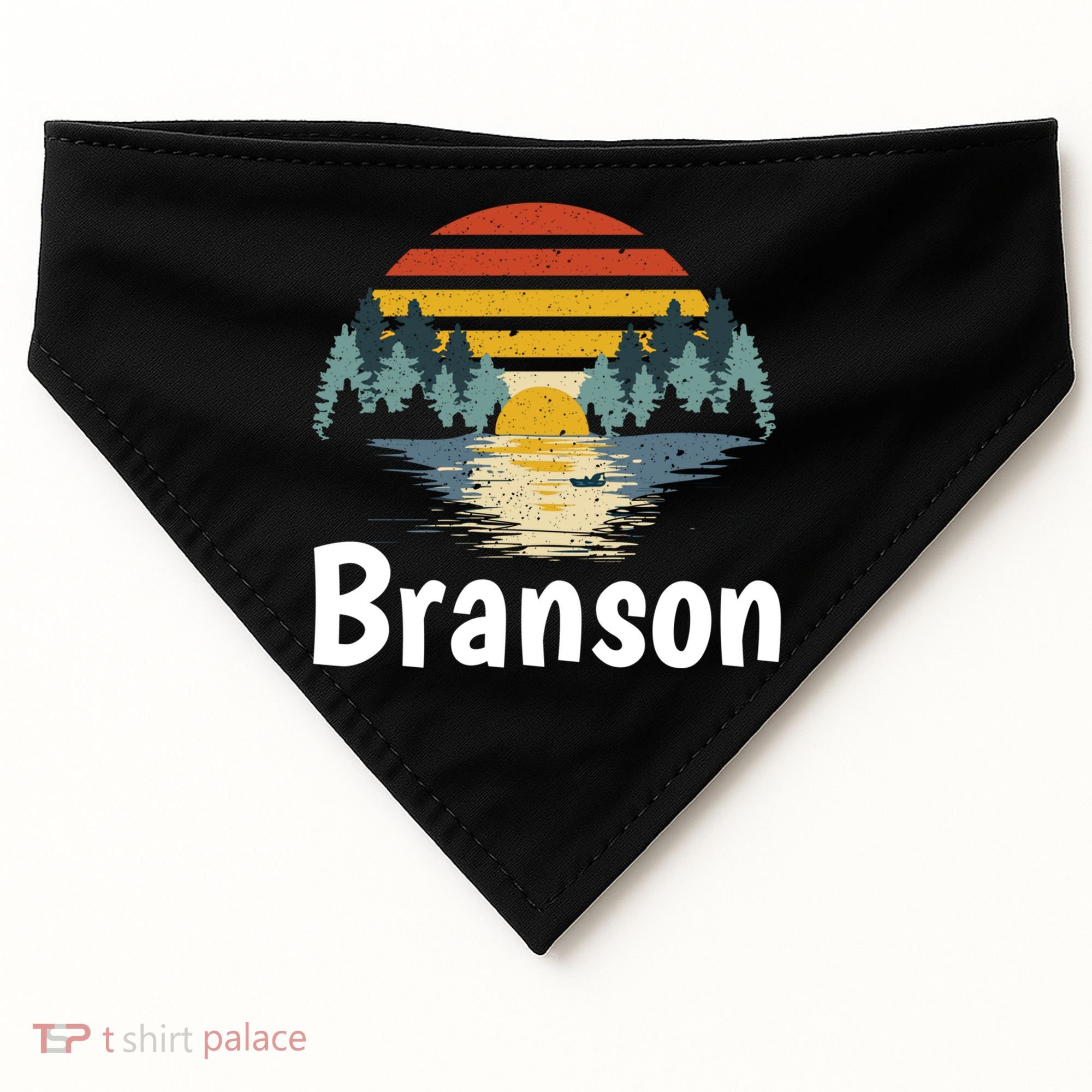 Branson Missouri Vacation Family Group Gift Great Gift USA-Made Doggie Bandana