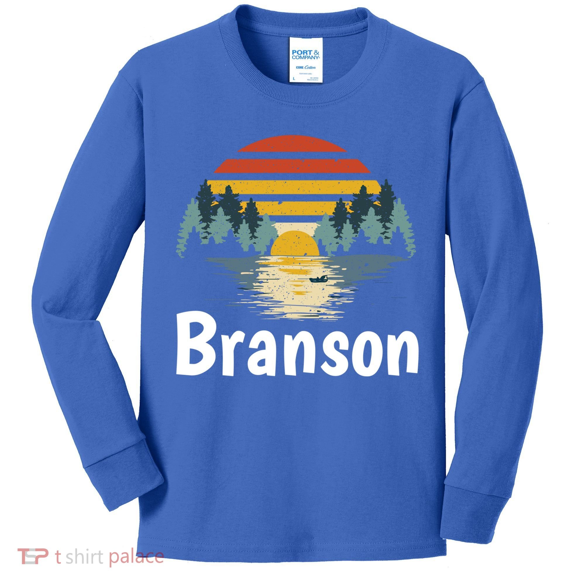 Branson Missouri Vacation Family Group Gift Great Gift Kids Long Sleeve Shirt